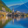 Serene Hallstatt Lake 5D Diamond Painting