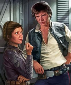 Han Solo And Princess Leia 5D Diamond Painting