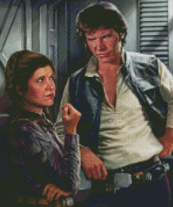 Han Solo And Princess Leia 5D Diamond Painting