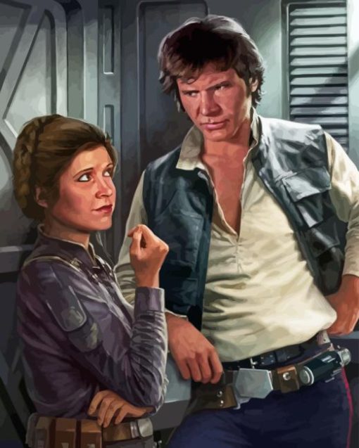 Han Solo And Princess Leia 5D Diamond Painting