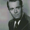 Black and White Henry Fonda 5D Diamond Painting