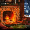 House Fireplace 5D Diamond Painting