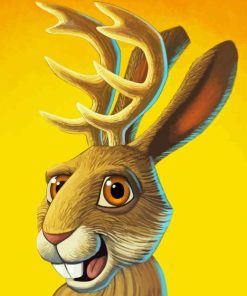 Jackalope The Bunny 5D Diamond Painting