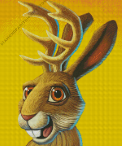 Jackalope The Bunny 5D Diamond Painting