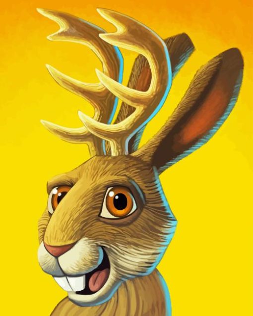 Jackalope The Bunny 5D Diamond Painting