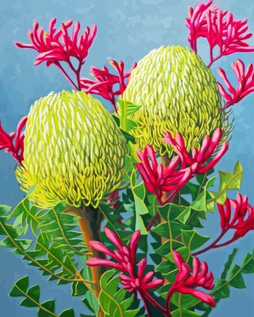 Kangaroo Paw 5D Diamond Painting