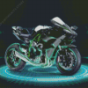 Kawasaki H2R 5D Diamond Painting