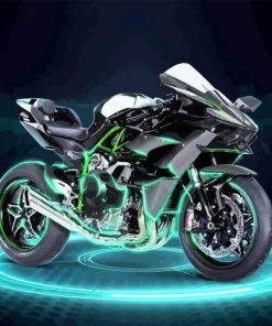 Kawasaki H2R 5D Diamond Painting