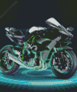 Kawasaki H2R 5D Diamond Painting