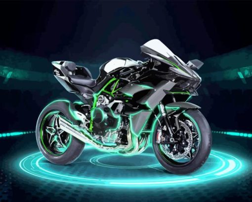 Kawasaki H2R 5D Diamond Painting