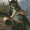 Khajiit 5D Diamond Painting