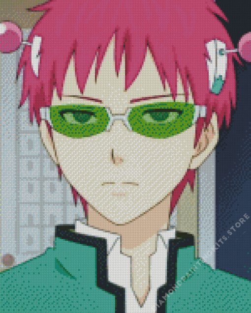 Kusuo Saiki 5D Diamond Painting