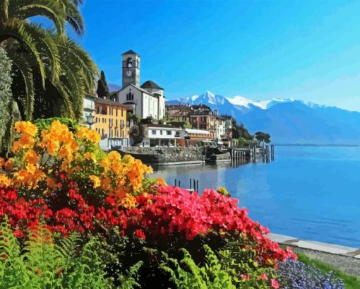 Lake Maggiore 5D Diamond Painting