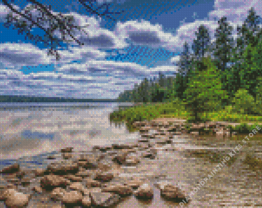 Lake Itasca 5D Diamond Painting