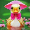 Little Duck And Flowers 5D Diamond Painting