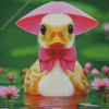 Little Duck And Flowers 5D Diamond Painting