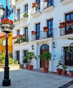 Marbella Old Town 5D Diamond Painting