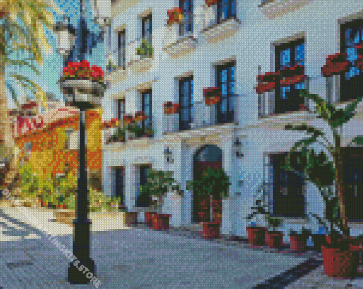 Marbella Old Town 5D Diamond Painting