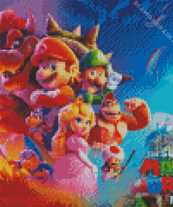 Mario Movie 5D Diamond Painting