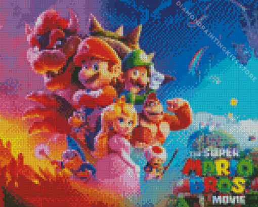 Mario Movie 5D Diamond Painting