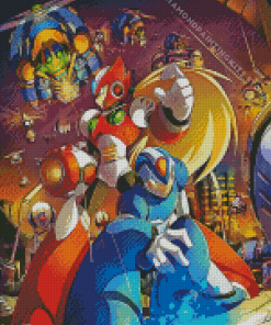 Mega Man X 5D Diamond Painting