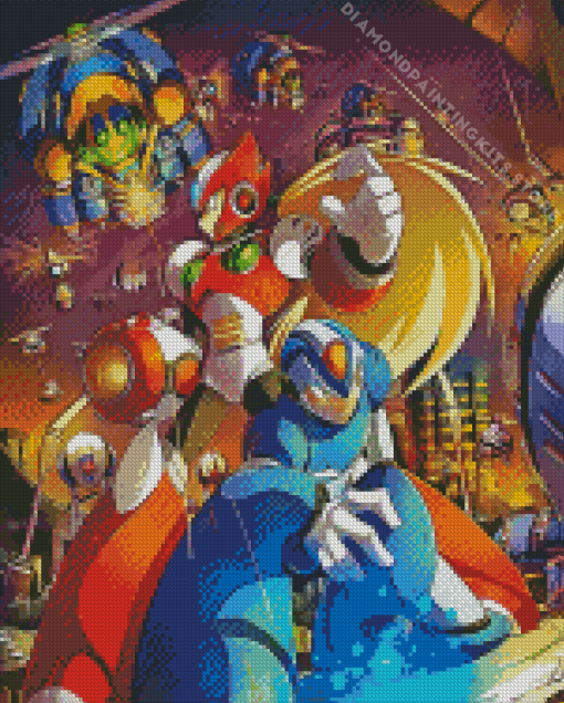 Mega Man X 5D Diamond Painting