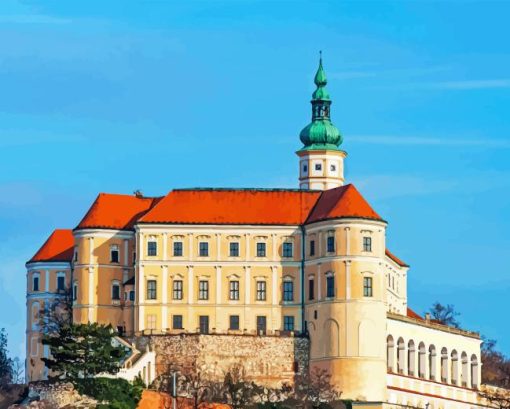 Mikulov Building 5D Diamond Painting