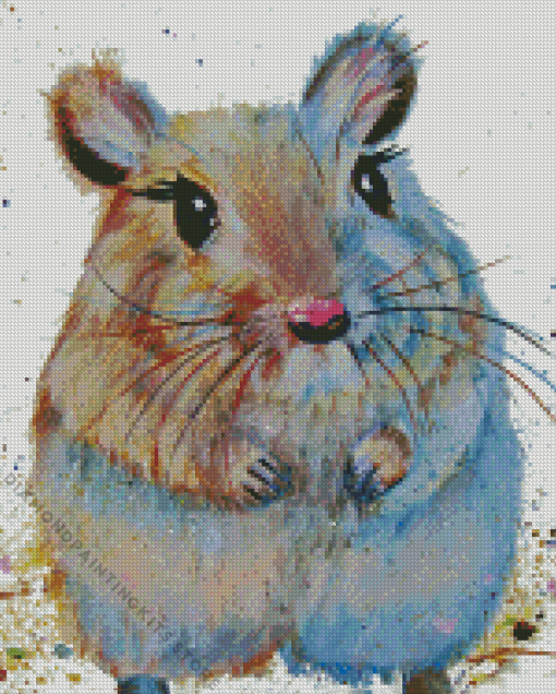 Mongolian Gerbil Art 5D Diamond Painting