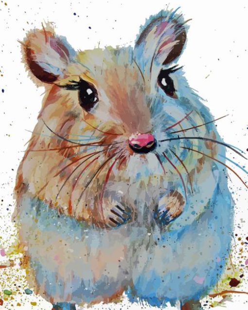 Mongolian Gerbil Art 5D Diamond Painting