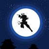 Moonlight Ninja Silhouette 5D Diamond Painting