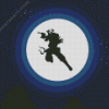 Moonlight Ninja Silhouette 5D Diamond Painting