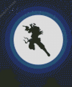 Moonlight Ninja Silhouette 5D Diamond Painting