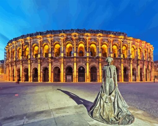 Nimes Amphitheatre 5D Diamond Painting