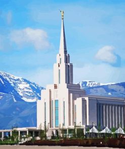 Oquirrh Temple 5D Diamond Painting