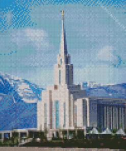 Oquirrh Temple 5D Diamond Painting