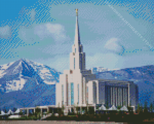 Oquirrh Temple 5D Diamond Painting