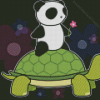 Panda and Turtle 5D Diamond Painting