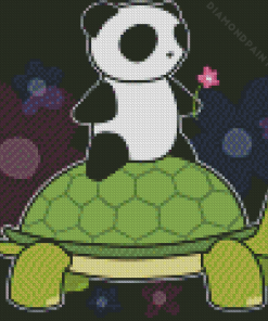 Panda and Turtle 5D Diamond Painting