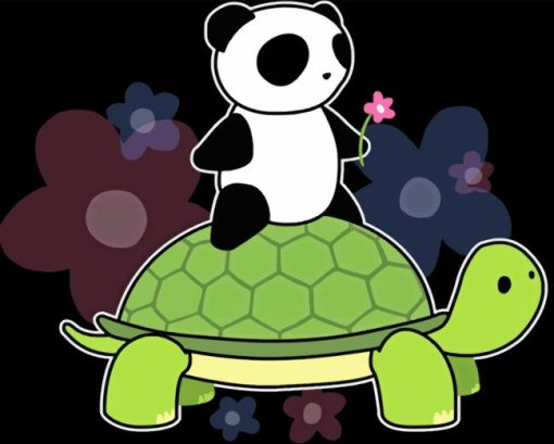 Panda and Turtle 5D Diamond Painting