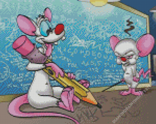 Pink And The Brain 5D Diamond Painting