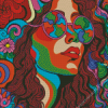 Psychedelic Woman 5D Diamond Painting