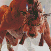 Red xiii 5D Diamond Painting