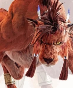 Red xiii 5D Diamond Painting