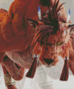 Red xiii 5D Diamond Painting