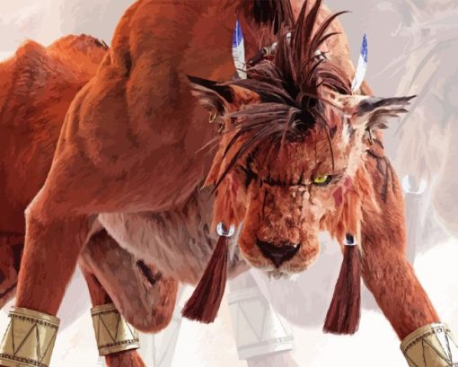 Red xiii 5D Diamond Painting