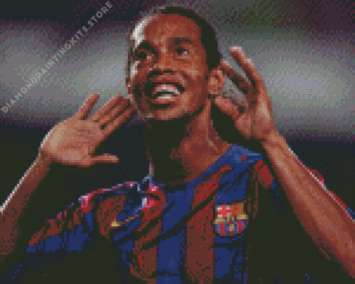 Ronaldinho Gaúcho 5D Diamond Painting