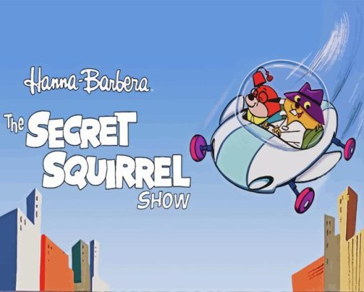 Secret Squirrel 5D Diamond Painting