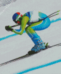 Ski Race 5D Diamond Painting