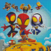 Spidey and His Amazing Friends 5D Diamond Painting