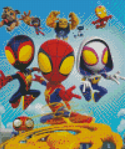 Spidey and His Amazing Friends 5D Diamond Painting